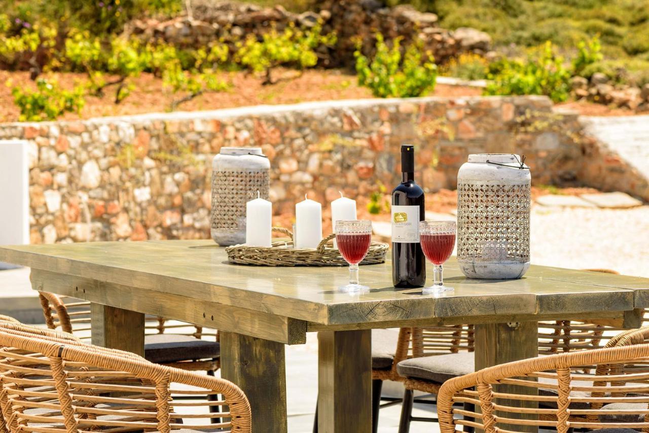 Paros Villa Blue Senses Алики Экстерьер фото